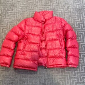 Moncler Hot Pink Puffer Jacket